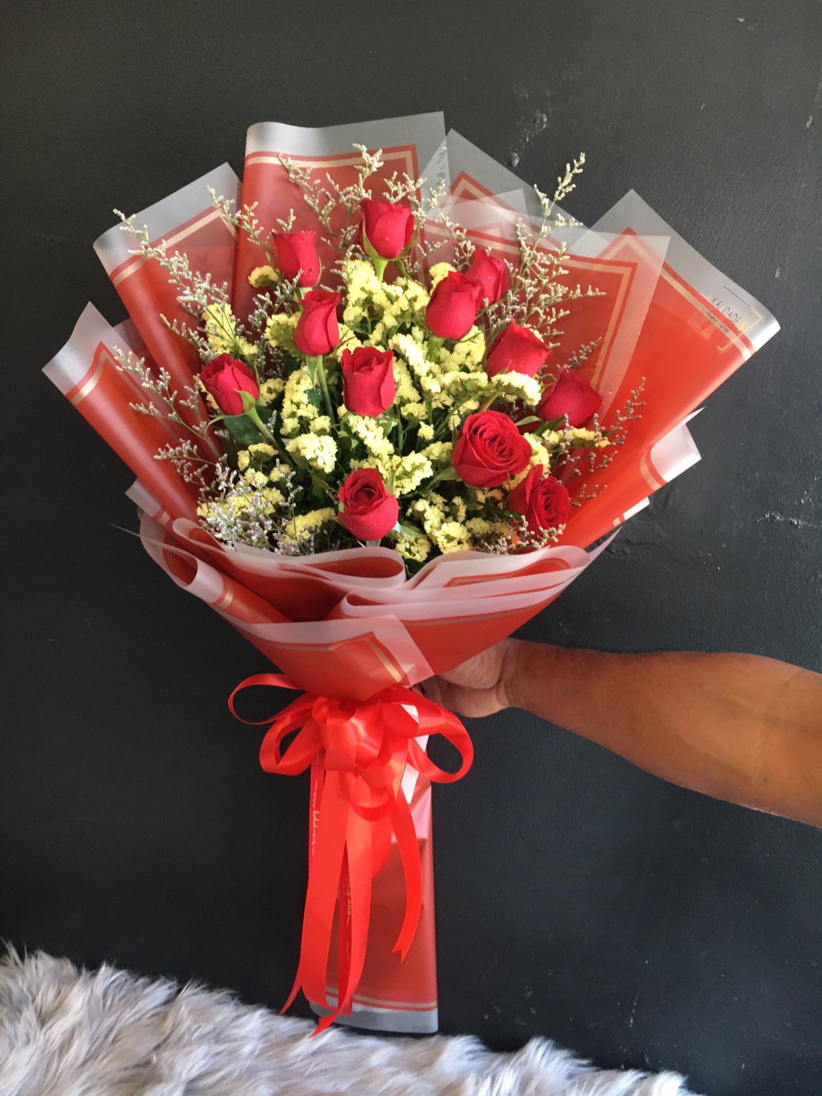 1 Dozen Red Rose Bouquet