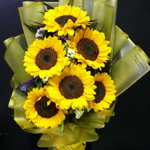 Kalidades House of Flowers | Bouquet of Sunflower 1/2 Dozen