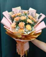MD-CAB-01 Bouquet of 1 Dozen Carnation - Image 3