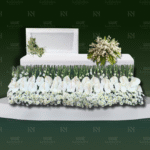 2. Loving Farewell (A set of coffin corsage, spray, & running arrangement)