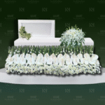 3. Eternal Remembrance (A set of coffin corsage, spray, & running arrangement)