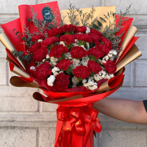 Bouquet of 2 dozen Carnation - Image 1