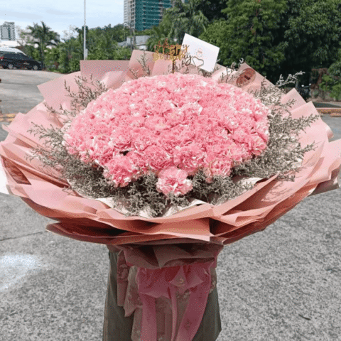 MD-CAB-06 Bouquet of 100 Carnation - Image 2
