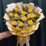 Bouquet of 1 dozen China Rose - Image 2