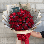 Bouquet of 3 dozen China Rose - Image 2